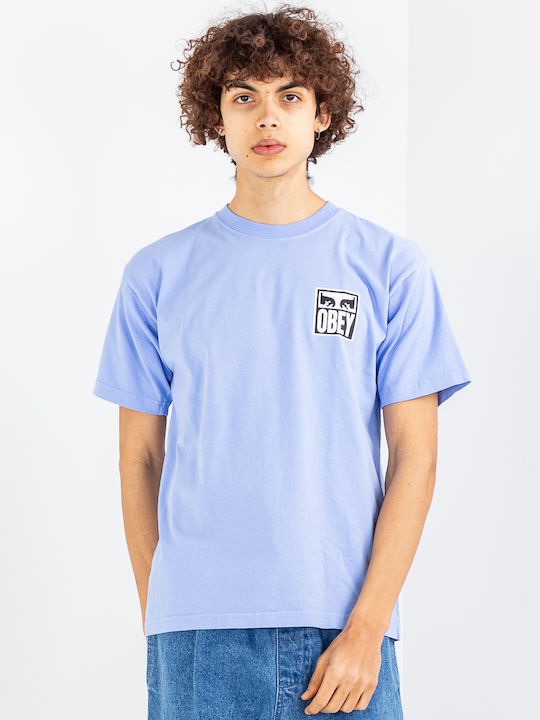 Obey Eyes Icon T-Shirt Hellblau