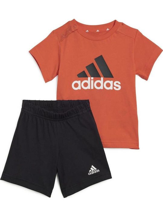 adidas Παιδικό Σετ με Σορτς Μαύρο 2τμχ adidas Παιδικό Σετ με Σορτς Μαύρο 2τμχ