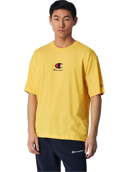 Champion Crewneck T-Shirt Gelb