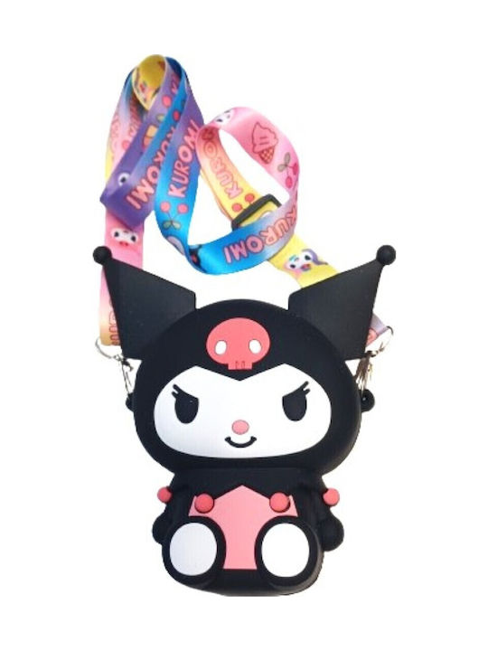 Sanrio 3d Τσανατακι Μαυρο Χιαστι Kuromi Kawaii Με Κουκουλα Αρκουδακι Γλυκουλικο Καθημερινο Για Χρηματα Και Μικρα Αντικειμενα Κδσ300329