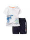 Reflex Kids Set with Shorts Summer 2pcs white