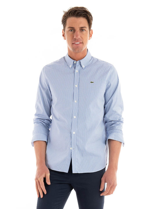 Lacoste Regular Fit Shirt - Light Blue Πουκάμισα (ανδρικό Light Blue - Ch2932-f6z)