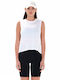 Women's Blouse Cotton Sleeveless White