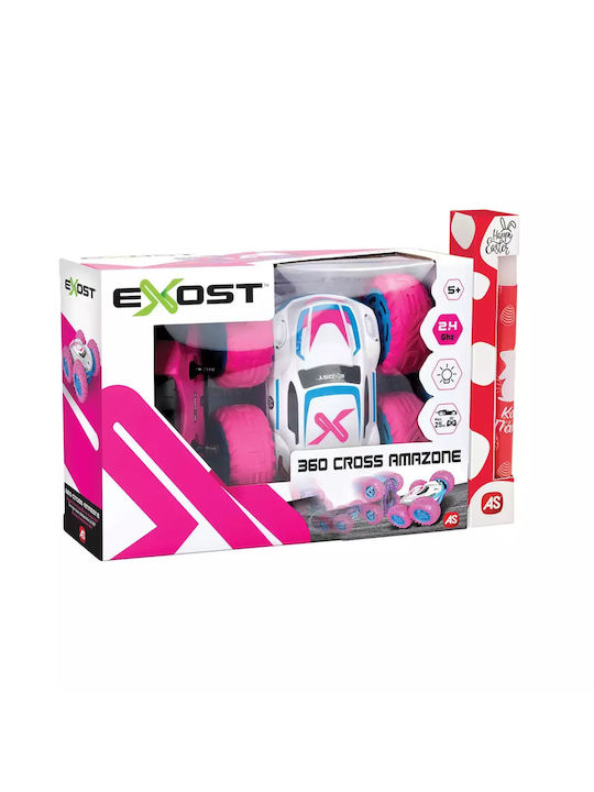 Cross Amazone Led Τηλεκατευθυνόμενο Αυτοκίνητο Ροζ Exost