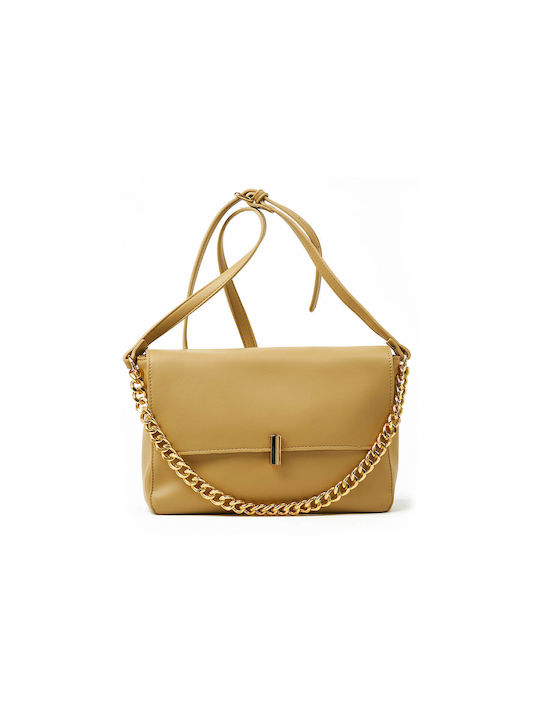 Verde Damen Tasche Schulter Beige