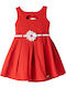 Children's Dress Sleeveless Red