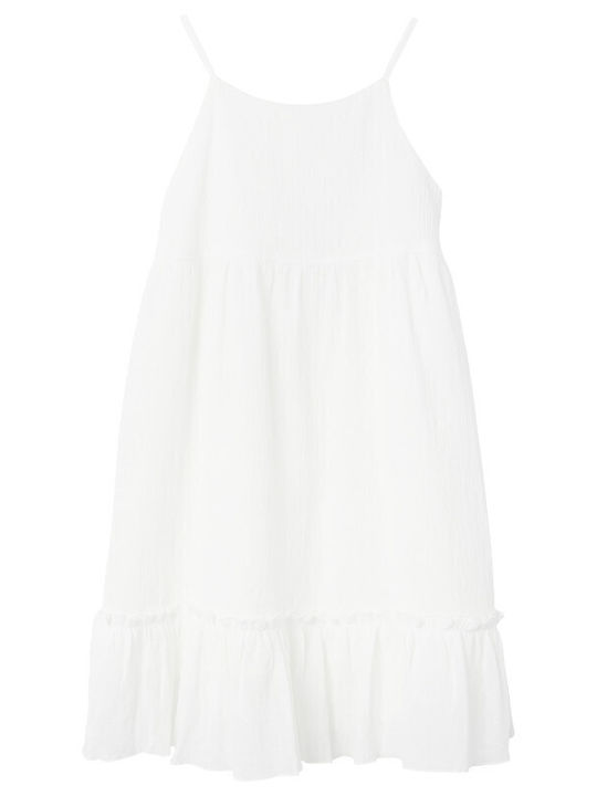 Name It Kids Dress Sleeveless WHITE 13231511