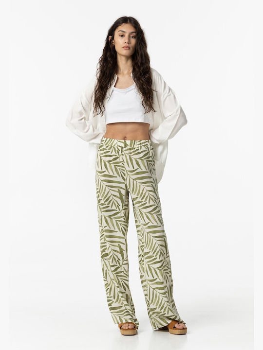 Viscose Printed Trousers 10054640 Tiffosi