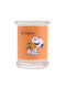 Peanuts Snoopy and Woodstock Ароматична Свещ Be Happy В Буркан Оранжева 250гр