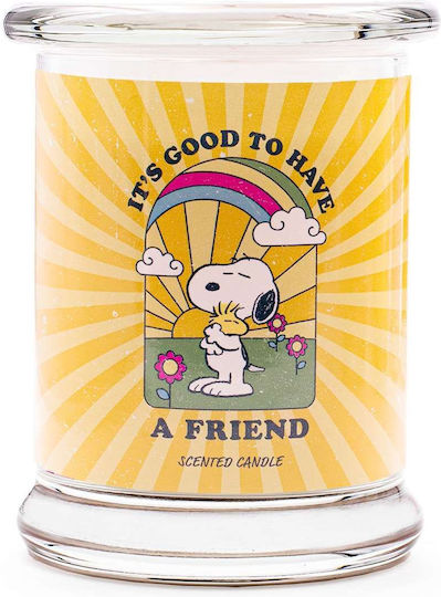 Peanuts Snoopy and Woodstock Ароматична Свещ в Буркан Бяла Peanuts Snoopy and Woodstock Ароматична Свещ в Буркан Бяла