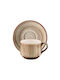 Bonna Φλιτζάνι Cappuccino από Πορσελάνη Καφέ 180ml