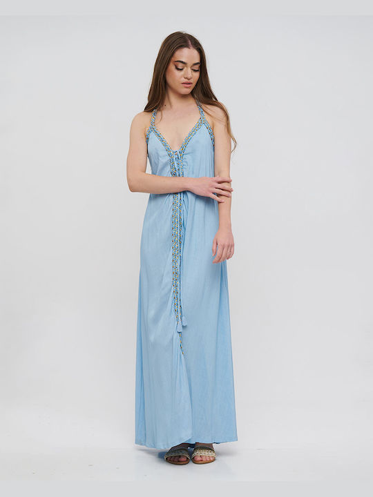 Ble Resort Collection Maxi Φόρεμα Γαλάζιο