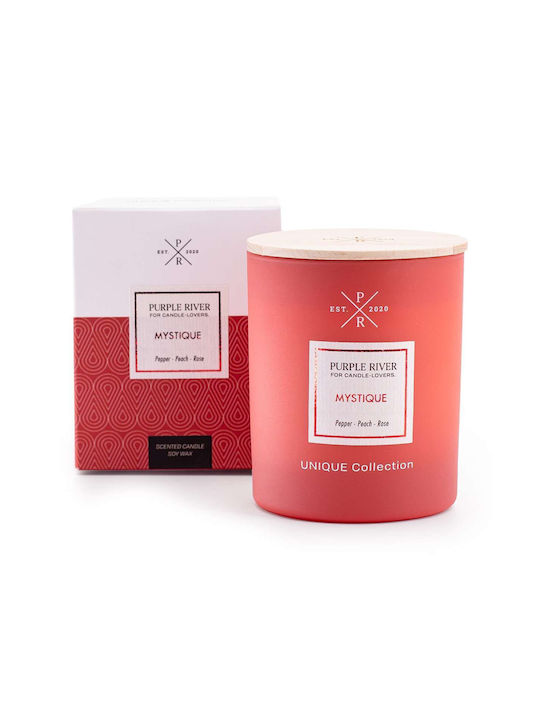 Purple River Lumânare Aromatică Din Soia În Borcan Roșu 220gr