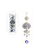 Hanging Lucky Charm Burner Blue 1pcs