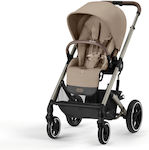 Cybex Balios S Lux Adjustable Baby Stroller Suitable for Newborn Almond Beige 11.7kg