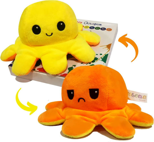Плюшено Reversible Octopus Октопод на емоциите 20 см.