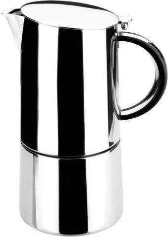 Lacor Electric Stovetop Espresso Pot 6 Cups Inox Brown