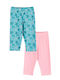 Joyce Set of Kids Long Leggings Light Blue