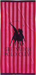 Greenwich Polo Club Beach Towel Cotton Red 180x90cm.