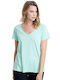 BodyTalk Women's Athletic Oversized T-shirt with V Neckline Veraman