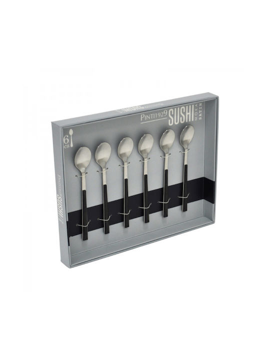 Pintinox Löffelset Dessert / Eiscreme Edelstahl Braun 6Stück