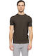 Smart Fashion Κοντομανικο Πλεκτο T-shirt 51-206-043 Dk Green