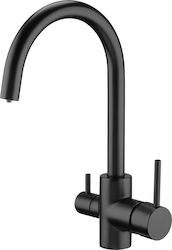 Deante Kitchen Faucet Counter Black