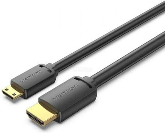 Vention HDMI 2.0 Premium High Speed 4K 60Hz HDR Cable HDMI Male - Mini HDMI Male 1.5m Black