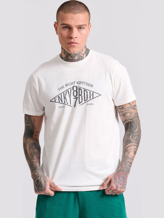 Funky Buddha T-Shirt Off White Cream