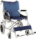 Vita Orthopaedics Folding Manual Simple Type Wheelchair with Folding Back 45cm Blue