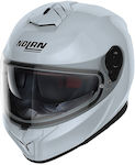 Nolan N80-8 Classic N-Com Full Face Helmet with Sun Visor ECE 22.06 1420gr 06 Zephyr White