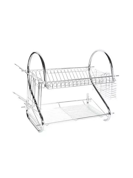 Base Dish Drainer Metallic