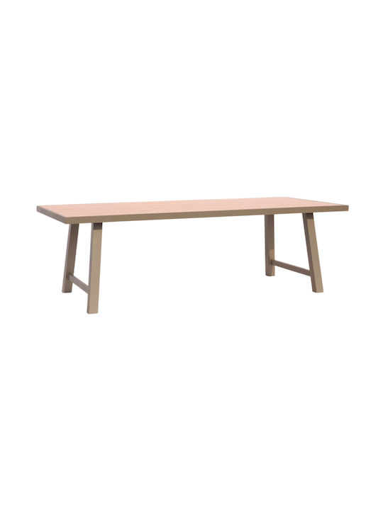 Tisch Stabil Ecru 240x105x75cm