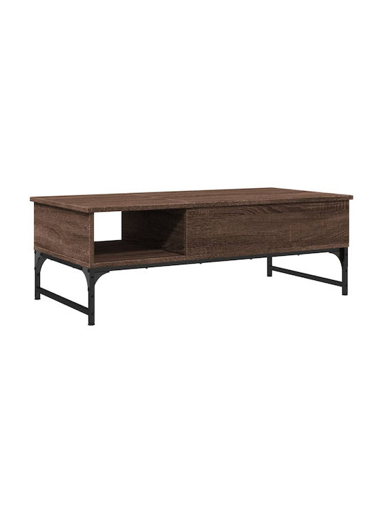 Rectangular Coffee Table with Waiter Coffee L100xW50xH35cm