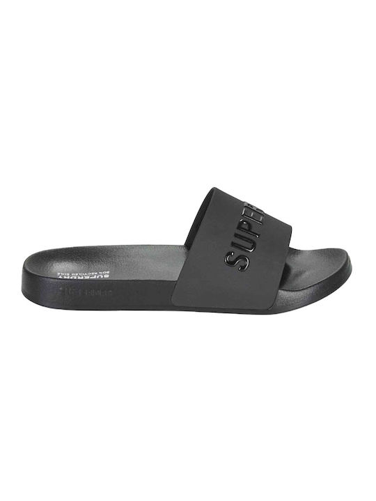 Superdry Code Vegan Pool Frauen Flip Flops in Schwarz Farbe