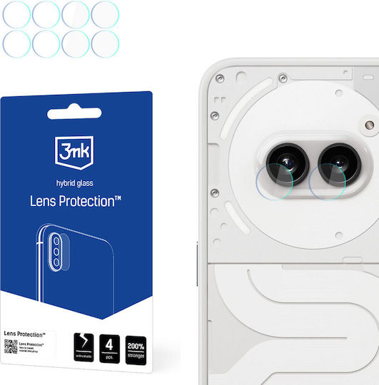3MK Προστασία Κάμερας Tempered Glass Ασημί για το iPhone 14