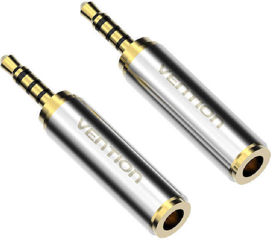 Vention Μετατροπέας 3.5mm male σε 2.5mm female Γκρι 1τμχ VAB-S02