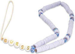 Guess Heishi Beads Каишка за врата за мобилни телефони Лилав
