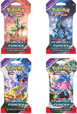 Pokemon Pokémon Pachete Scarlet & Violet 5: Forțele temporale Booster cu mânecă (Diverse modele) 1 buc