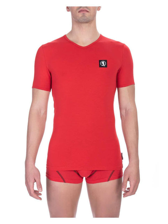 Bikkembergs Men's Undershirt Red