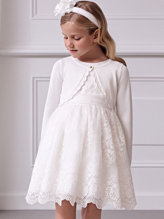Abel & Lula Kids Bolero Ecru