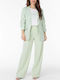 Women's Fabric Trousers Green