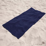 Isadore Lorraine Blue Beach Towel 170x85cm