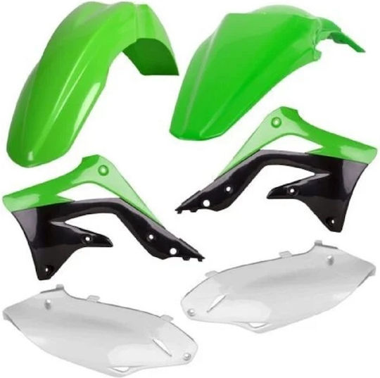 Set de Piese din Plastic pentru Motocicletă pentru Kawasaki KX Verde 1buc