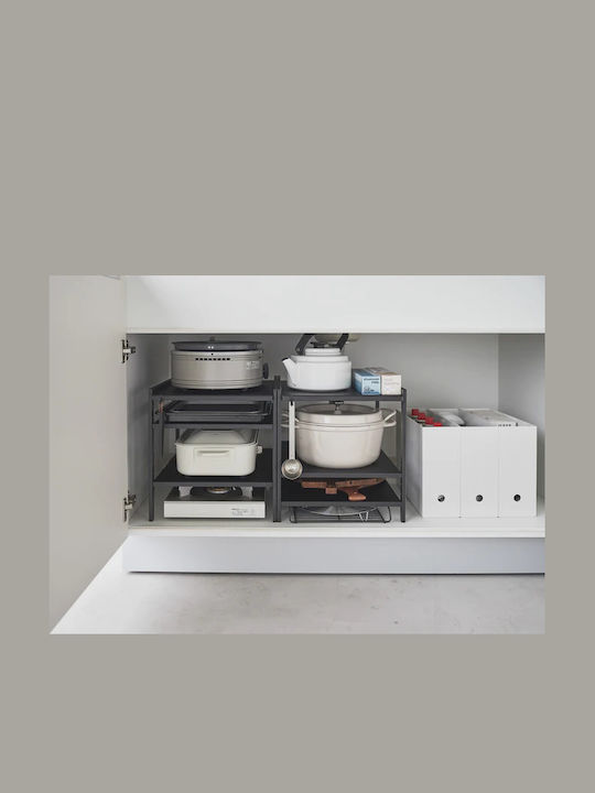 Yamazaki Inox Cupboard Shelf 33x41.5x34.5cm Black