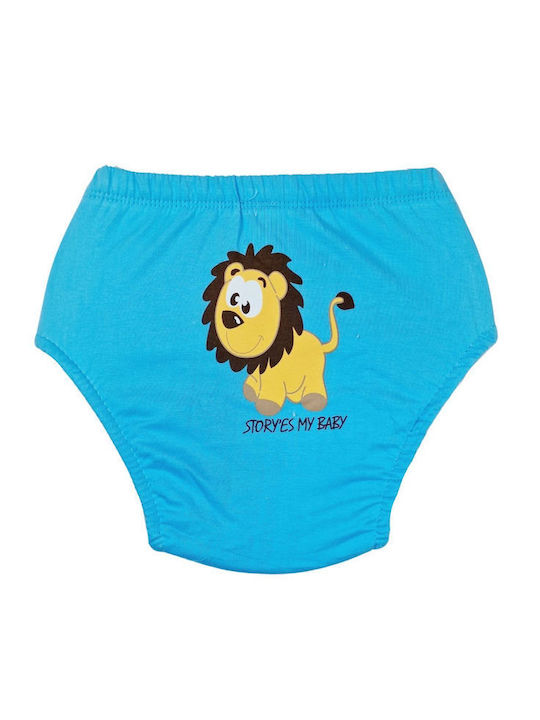 Poopes Kids' Brief Blue