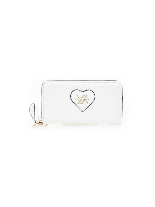 Verde Large Women's Wallet White