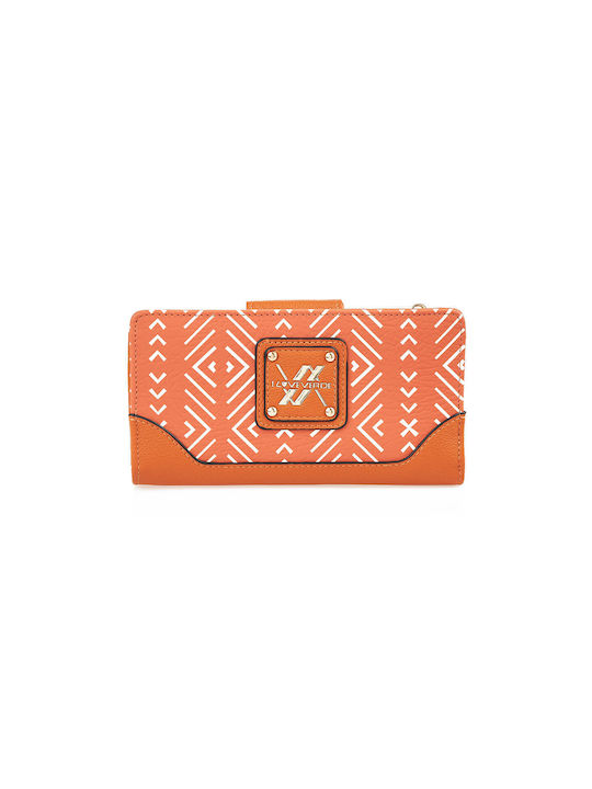 Verde Groß Frauen Brieftasche Klassiker Orange