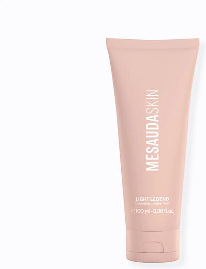 Mesauda Milano Light Legend Gesichtsreiniger Schaumstoff mit Antioxidativ und Reduzierung von Rötungen Wirkung 100ml