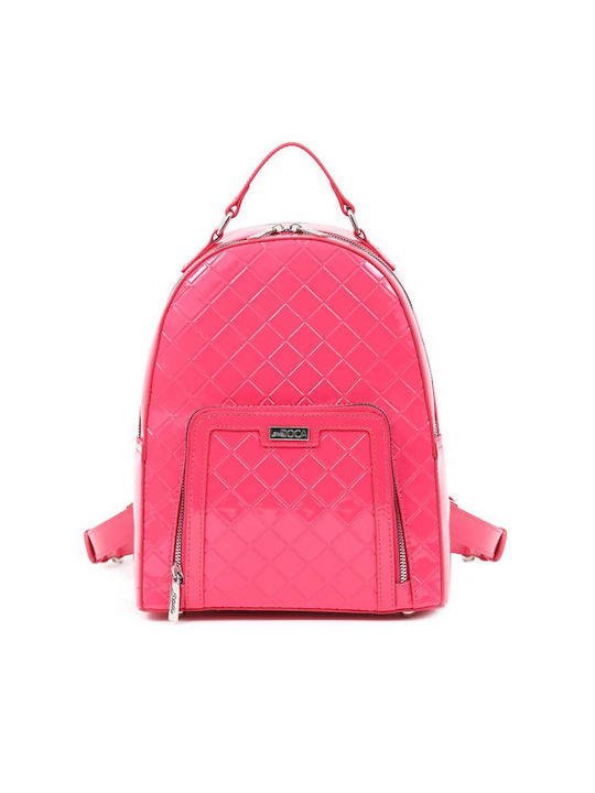 Doca Damen Tasche Rucksack Fuchsie